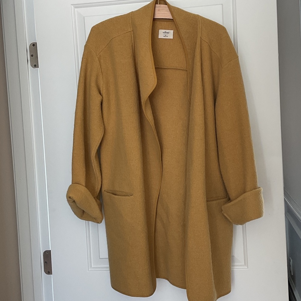 Wilfred Golden Tan Open Front Cape